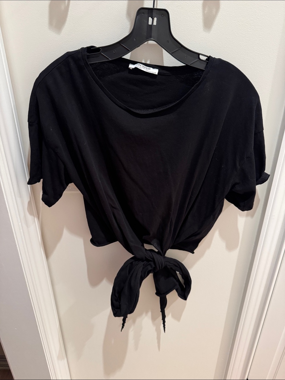 Zara wrap/tie tshirt